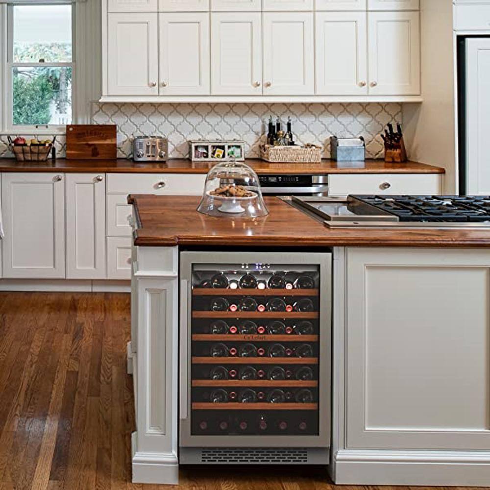 Ca'Lefort 24" Stainless Steel Wine Cooler with Glass Door