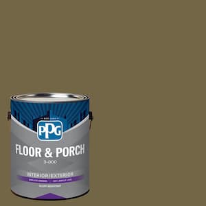 1 gal. PPG1112-7 Olive Satin Interior/Exterior Floor and Porch Paint