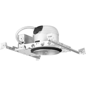 Progress Lighting 5 in. Steel Air Tight, IC Shallow Recessed Housing Can for New Construction Ceiling, 1 Pack