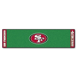 NFL San Francisco 49ers 1 ft. 6 in. x 6 ft. Indoor 1-Hole Golf Practice Putting Green