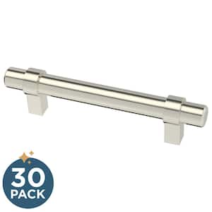 Simple Wrapped Bar 3-3/4 in. (96 mm) Stainless Steel Cabinet Drawer Pull (30-Pack)