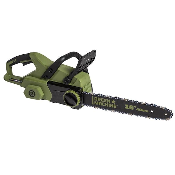 Green Machine 16 in. 62-Volt Brushless Battery Chainsaw (Tool Only)