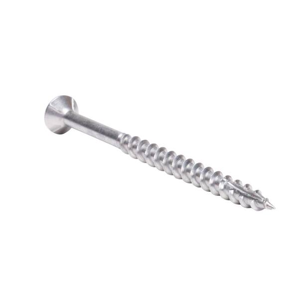 #10 x 3-1/2 in. Star Drive Stainless Steel Flat-Head Wood Deck Screw