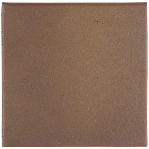 Quarry Bullnose Flame Brown 5-7/8 in. x 5-7/8 in. Ceramic Wall Tile (0.26 sq. ft./Each)