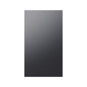 Bespoke Bottom Panel in Matte Black Steel for 4-Door Flex French Door Refrigerator