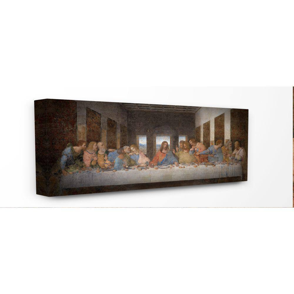"10 in. x 24 in. ""Da Vinci The Last Supper Religious Classical Painting"" by Leonardo Da Vinci Canvas Wall Art" price history on PriceWatchPro