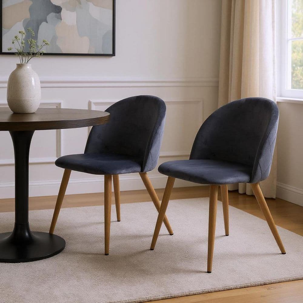 Brown, Dark Gray Side Chair (Set of 2) price history on PriceWatchPro