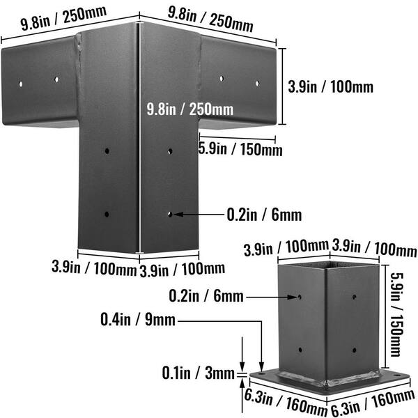 Buy 4 in. x 4 in. Woodwork Pergola Kit Elevated Wood Stand Kit Deer