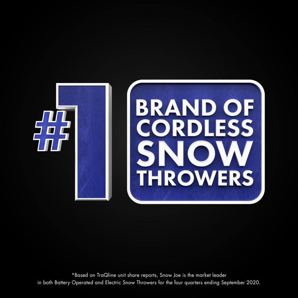 24V-X2-20SB 20 in. 48-Volt Single-Stage Cordless Electric Snow Blower Kit with 2 x 4.0 mAh Batteries Plus Charger 20 in. 48-Volt Single-Stage Cordless Electric Snow Blower Kit with 2 x 4.0 mAh Batteries Plus Charger - 1