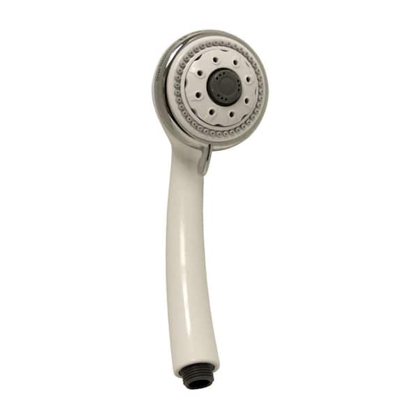 Plumb Craft Waxman 6-Spray HydroSpin Handshower in White and Chrome