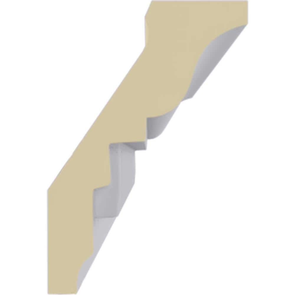 Primed Polyurethane Dentil Crown Moulding 94.5" Length