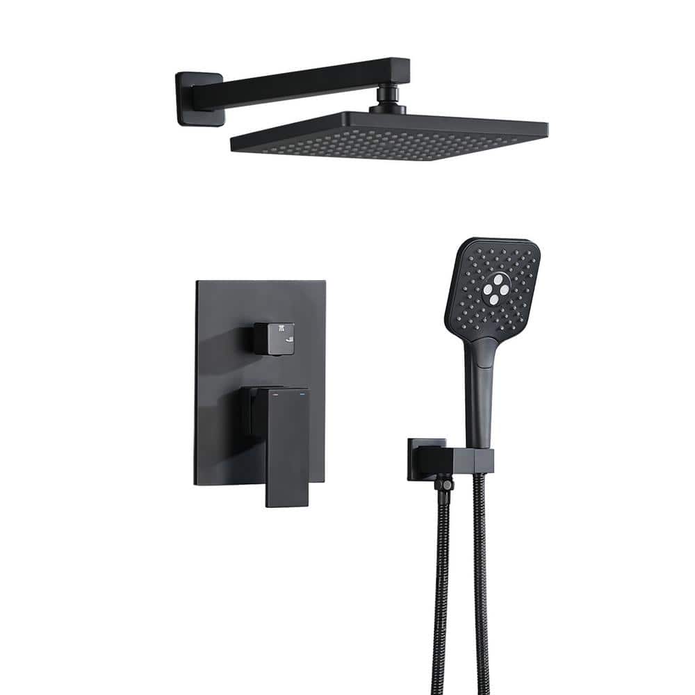 YASINU SingleHandle 4Spray Shower Faucet with Handshower 1.5 GPM with