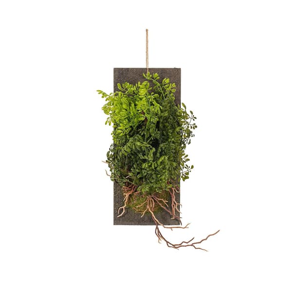 Vickerman 24 in. Green Artificial Mini Leaf Individual Flower Stem