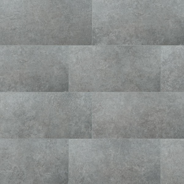MSI Stellar Silver 24 in. x 48 in. Matte Porcelain Stone Look Floor and Wall Tile (8 sq. ft./Each)