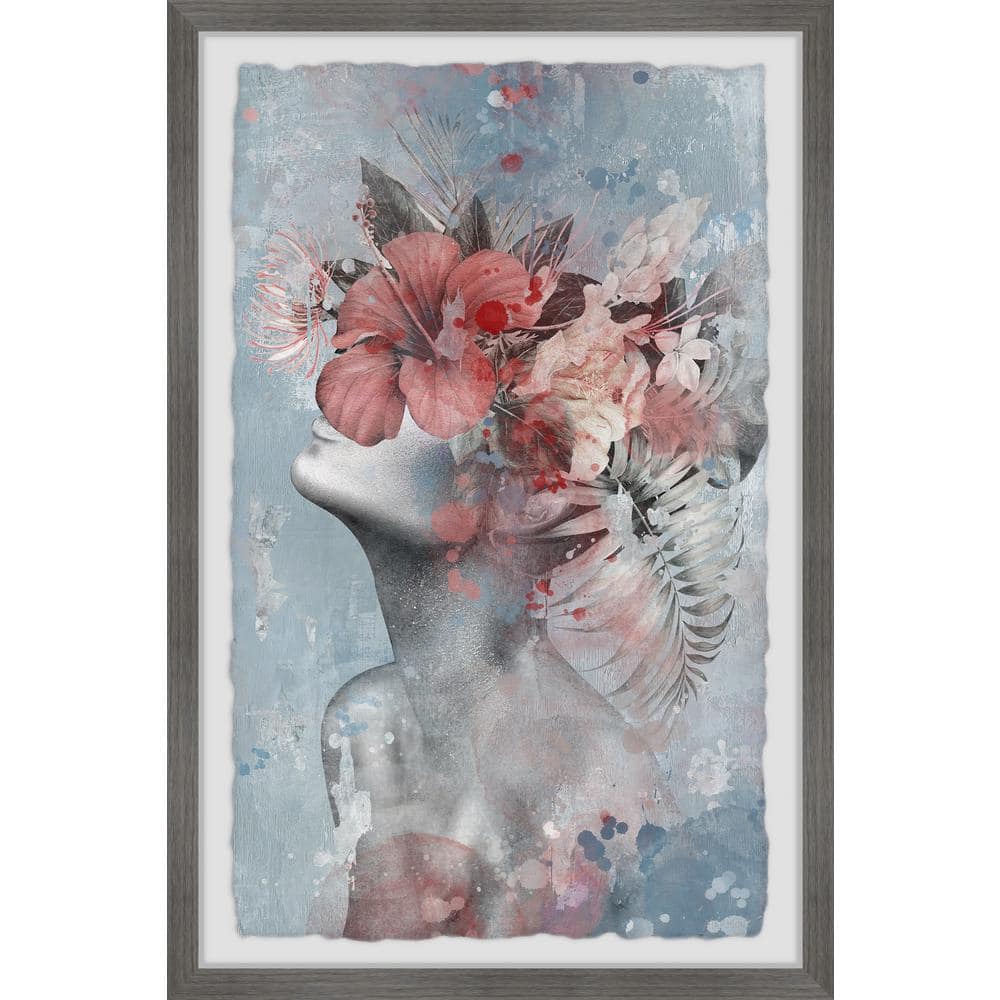 Beauty Never Fades by Marmont Hill Framed People Art Print 24 in. x 16 in.  JLTCF38GWFPFL24 - The Home Depot