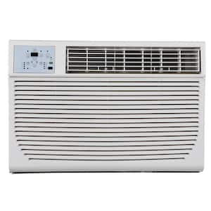 8,000 BTU 115V Through-the-Wall Air Conditioner, Cools 250-350 Sq. Ft. with Remote Control in White