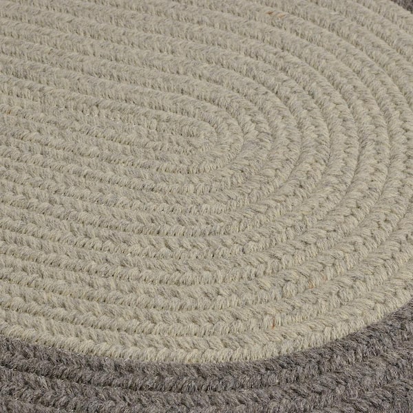 North Stone Grey 2 ft. x 10 ft. Braided Runner Rug