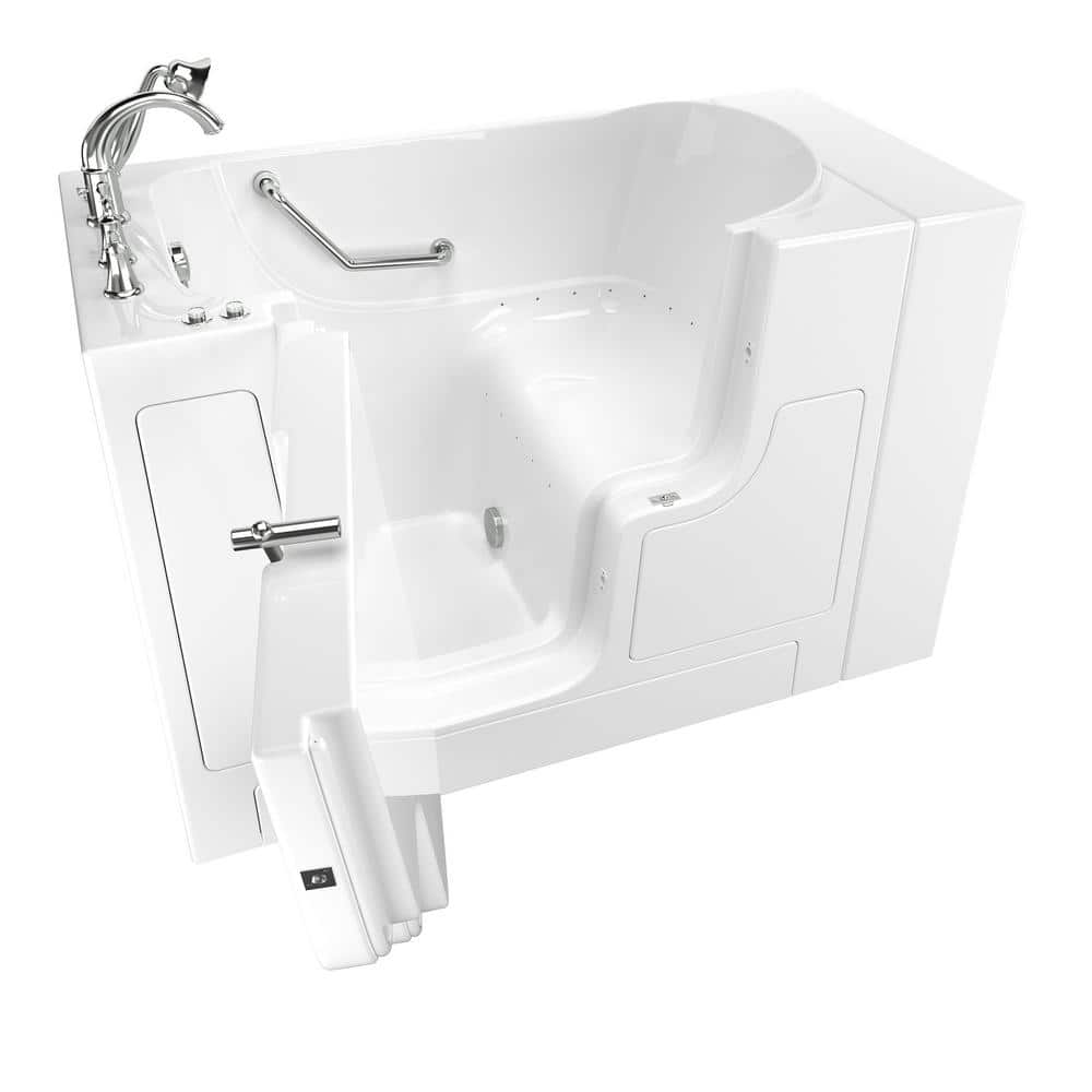 Gelcoat Value Series 52 in. x 30 in. Left Hand Touch Control Walk-In Air Ba
