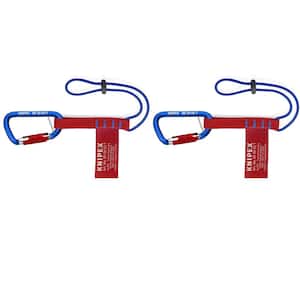 Tool Tethering Adaptor Straps with Captive Eye Carabiner, 13"
