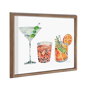 Blake Classic Cocktails Framed Printed Glass by Cat Coquillette Framed Printed Glass Drink Wall Art 20 in. x 16 in.