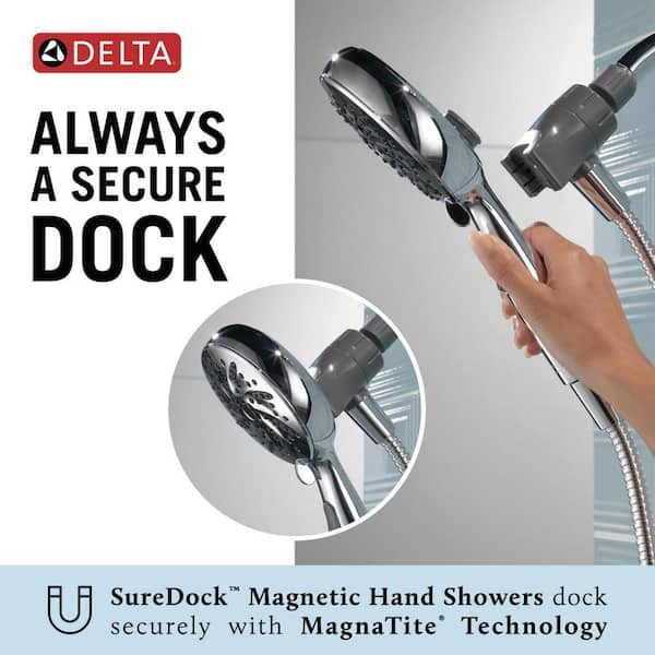 Buy SureDock 6Spray Patterns 4.88 in. Wall Mount Handheld