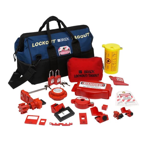 Brady Combination Lockout Duffel with Safety Padlocks and Tags