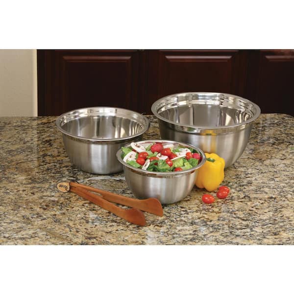8 Qt. Economy Stainless Steel Mixing Bowl in Mixing Bowls from Simplex  Trading