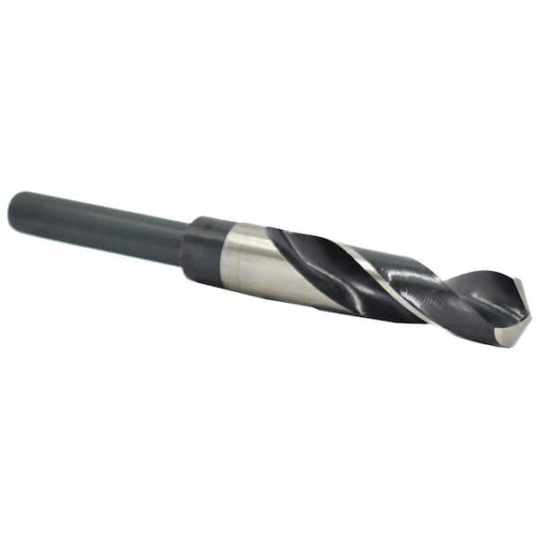 53/64 in. High Speed Steel Black and Bright Reduced Shank Drill Bit with 1/2 in. Shank