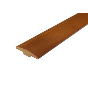 Hush 0.28 in. Thick x 2 in. Wide x 78 in. Length Matte Wood T-Molding