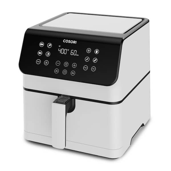 Cosori Pro XL II Smart 5.8 qt. White Digital Air Fryer with Pizza Pan  KAAPAFCSSUS0087Y - The Home Depot