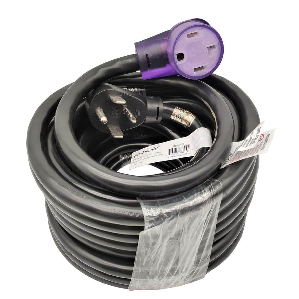 50 ft. 10/4 STW 30 Amp 4-prong Dryer Heavy-Duty NEMA 14-30 Extension Cord price history on PriceWatchPro