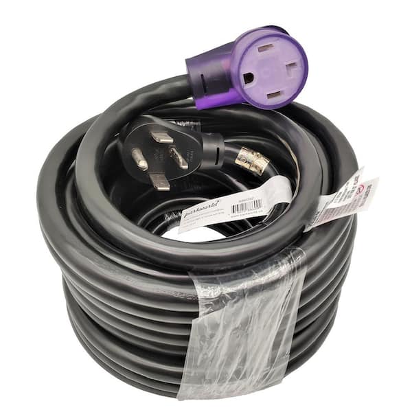 50 ft. 10/4 STW 30 Amp 4-prong Dryer Heavy-Duty NEMA 14-30 Extension Cord