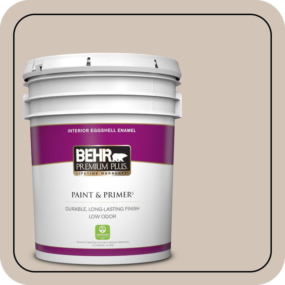 5 gal. #PWN-70 Indulgent Mocha Eggshell Enamel Low Odor Interior Paint & Primer price history on PriceWatchPro