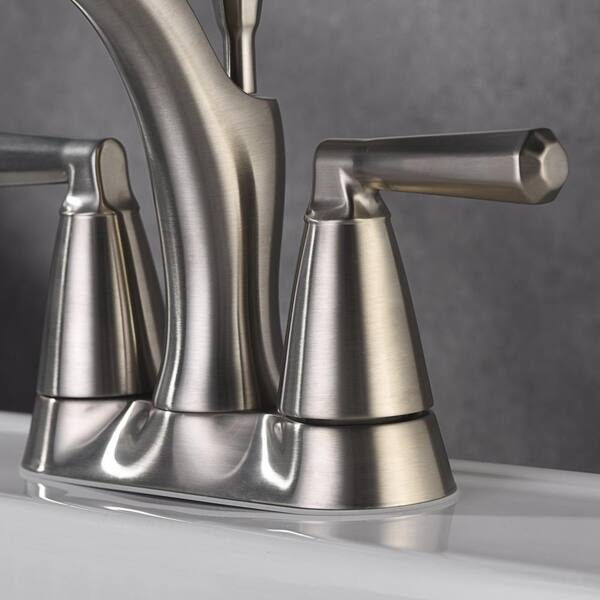 Ultra Faucets Z 4 in. Centerset 2-Handle Bathroom Faucet with