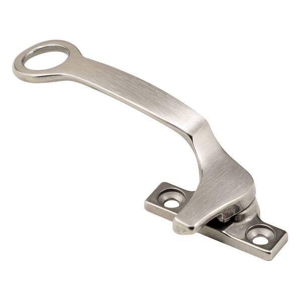 Prime-Line Casement Locking Handle, Left Hand, Ring Type, White Bronze