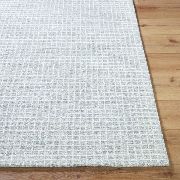 Vivir Andreas Pale Blue Modern 8 ft. x 10 ft. Indoor Area Rug