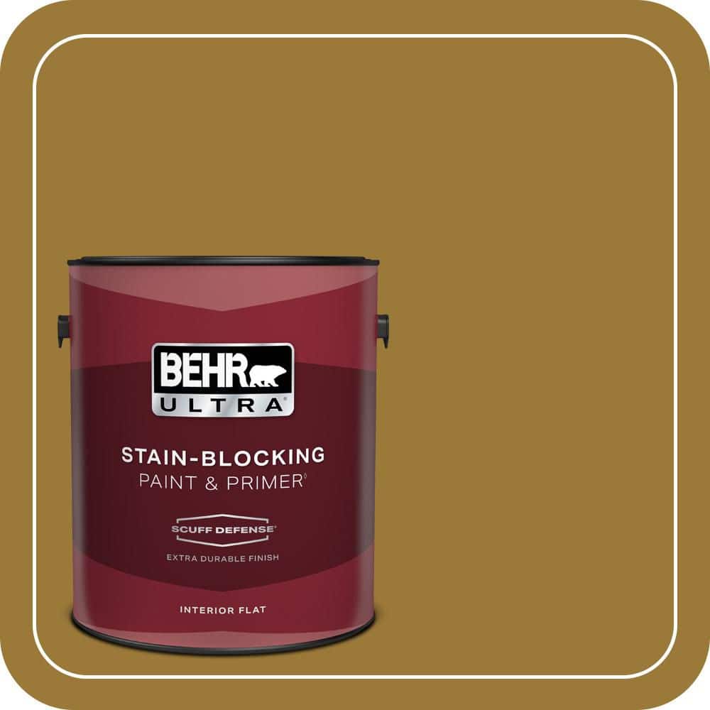 1 Gal. #M300-7A Retro Gold Extra Durable Flat Interior Paint and Primer price history on PriceWatchPro