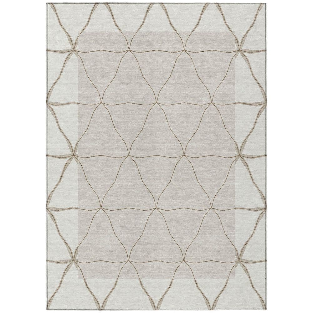 Chantille Machine Washable Indoor/Outdoor Abstract ACN2841 Ivory 10 ft. x 14 ft. Area Rug price history on PriceWatchPro