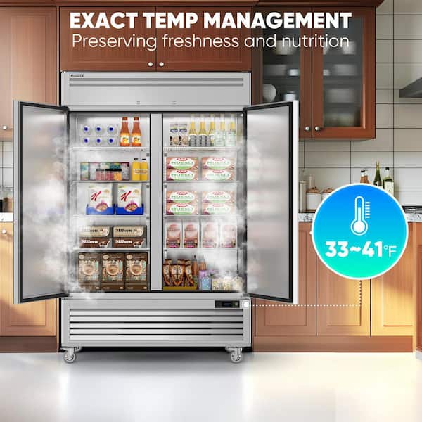 Coolski 54 in. 49 cu. ft. NSF Auto Defrost Commercial Reach in 2