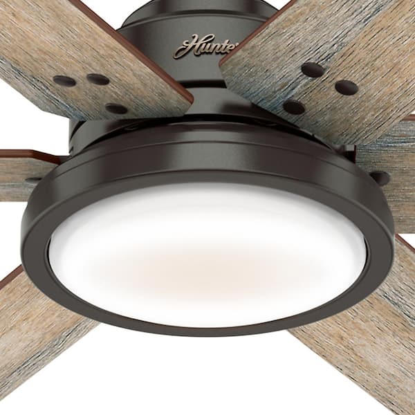 Hunter Warrant 60 In Integrated Led, Hunter Ceiling Fan Light Switch