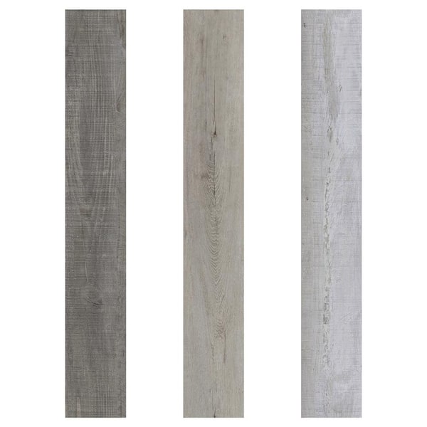 Alpine Backwoods Oak 22 MIL x 7.1 in. W x 48 in. L Waterproof Click Lock Luxury Vinyl Plank Flooring (18.7 sq. ft./Case)