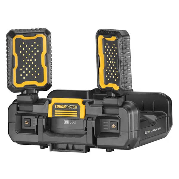 DEWALT - Tough System 2.0 Flex Volt 20V/60V Lithium-Ion Cordless 4000 Lumen LED Adjustable Panel Work Light 8Ah Battery