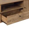CorLiving Light Brown Wood Hikari TV Stand Fits TV's up to 75 in LFT-410-B