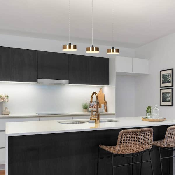 Zevni Modern 3-Light 18-Watt Dimmable Integrated LED Island
