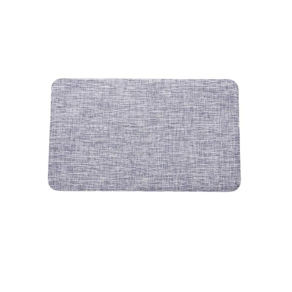 Nautica Bronn Gray 18 in. x 30 in. AntiFatigue Kitchen Mat NAK011830