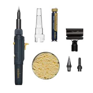 Handheld Soldering Iron Butane Torch Kit with 7 Settings and Case