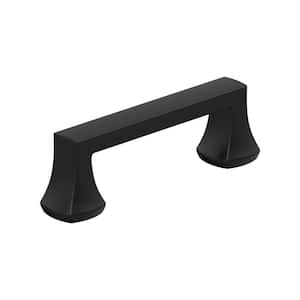 Hybridize 3 in. Modern Matte Black Bar Cabinet Pull