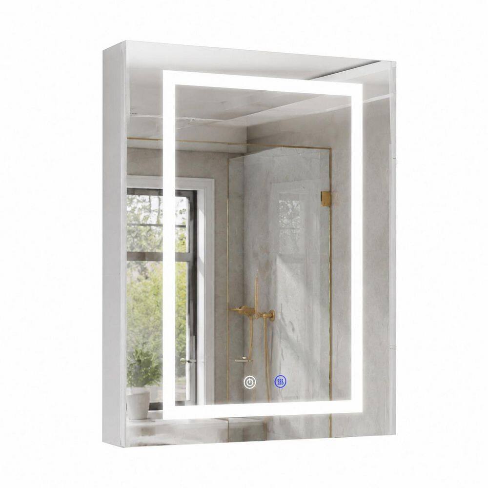 24 in. W x 30 in. H Rectangular Aluminum Medicine Cabinet with Mirror-Anti-Fog, Smart Lighting, Charging Hub price history on PriceWatchPro
