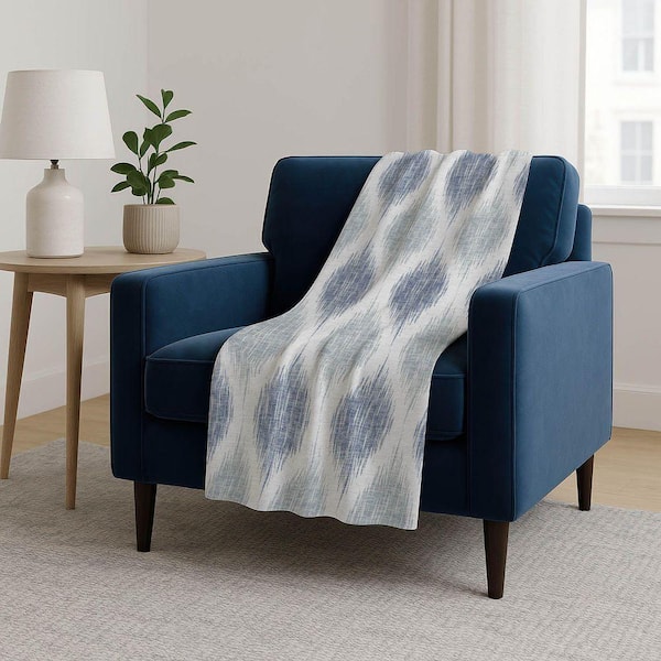 Premium Machine Washable ASB848 Sky 50 in. x 70 in. Sherpa Throw Blanket