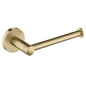 Wall Mount Bathroom Toilet Paper Holder in Brushed Gold